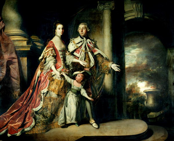 Earl And Countess Of Mexborough, With Their Son Lord Pollington by Joshua Reynolds
